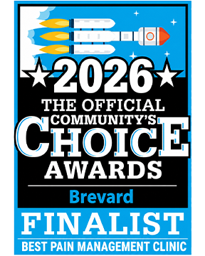 Communitys Choice Award Best Pain Management Clinic 2026 Finalist Badge